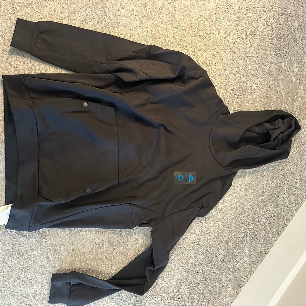 adidas Originals Gray Charlotte FC Hoodie